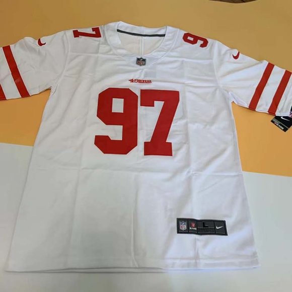 San Francisco 49ers Bosa #97 Nike Jersey White